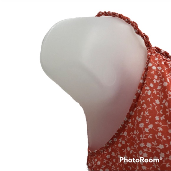 Gap Twist Strap Cami Coral/White Size Small 
Braided Straps Floral Pattern EUC - Picture 4 of 8
